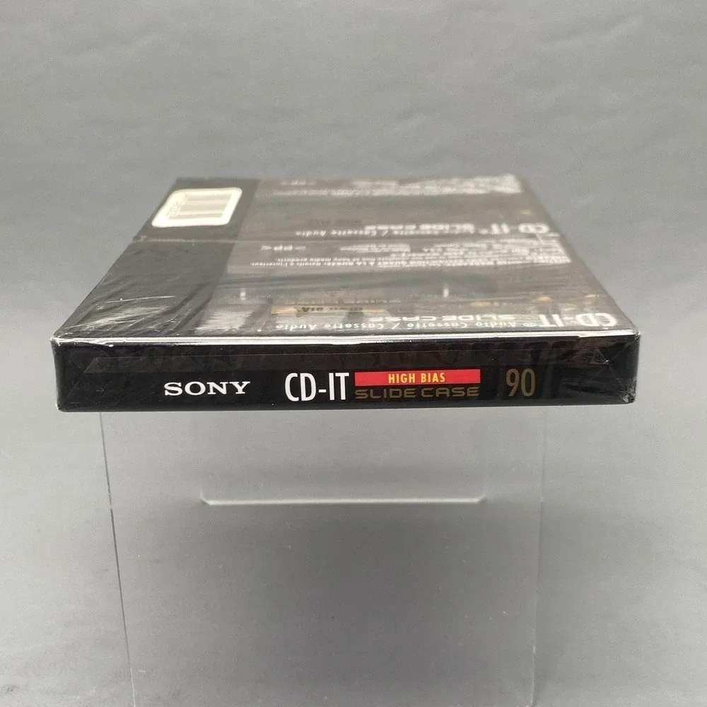 Sony CD-IT High Bias 90 min Slide Case Cassette Double Pack New sealed